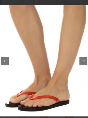 Red Jelly Flip Flops